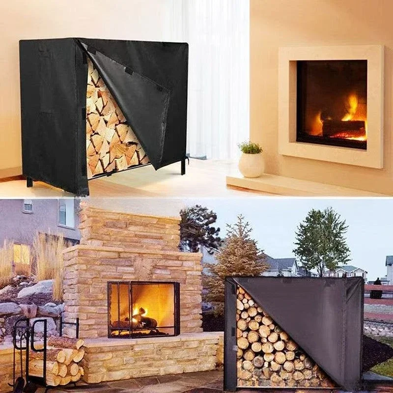 1pcs Firewood Sunscreen Cloth Outdoor Oxford Fabric Garden Shelves Thickened Rainproof Cover Solid Color Used for Home Balconies