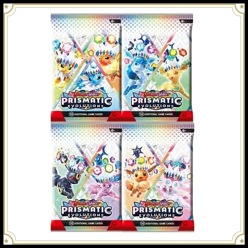 2026 New  V10 PokCard Booster Bundle. Includes Destined Rivals and Prismatic Evolutions, fun trading cards as presents