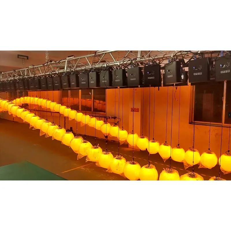 Light RGB Full Color DMX Winch Light Emitting Diode Lifting Ball System IP55 Matrix Light Hotel and DJ 100W Power Supply