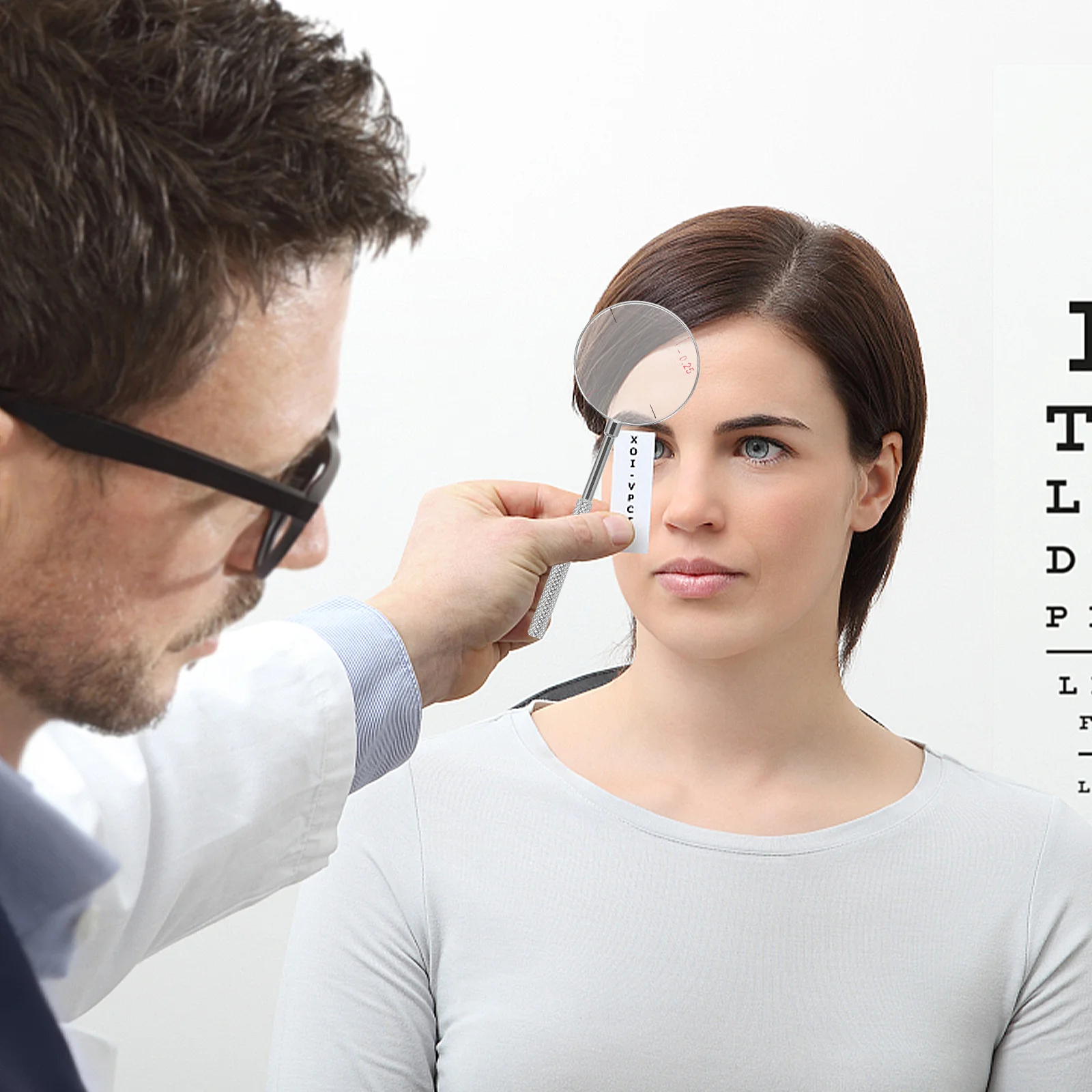 

2pcs Cross Cylinder Lens 70Mm Handle Copper Glass Optometry Tool For Astigmatism Testing Optical Instruments Kit Diopters Eye