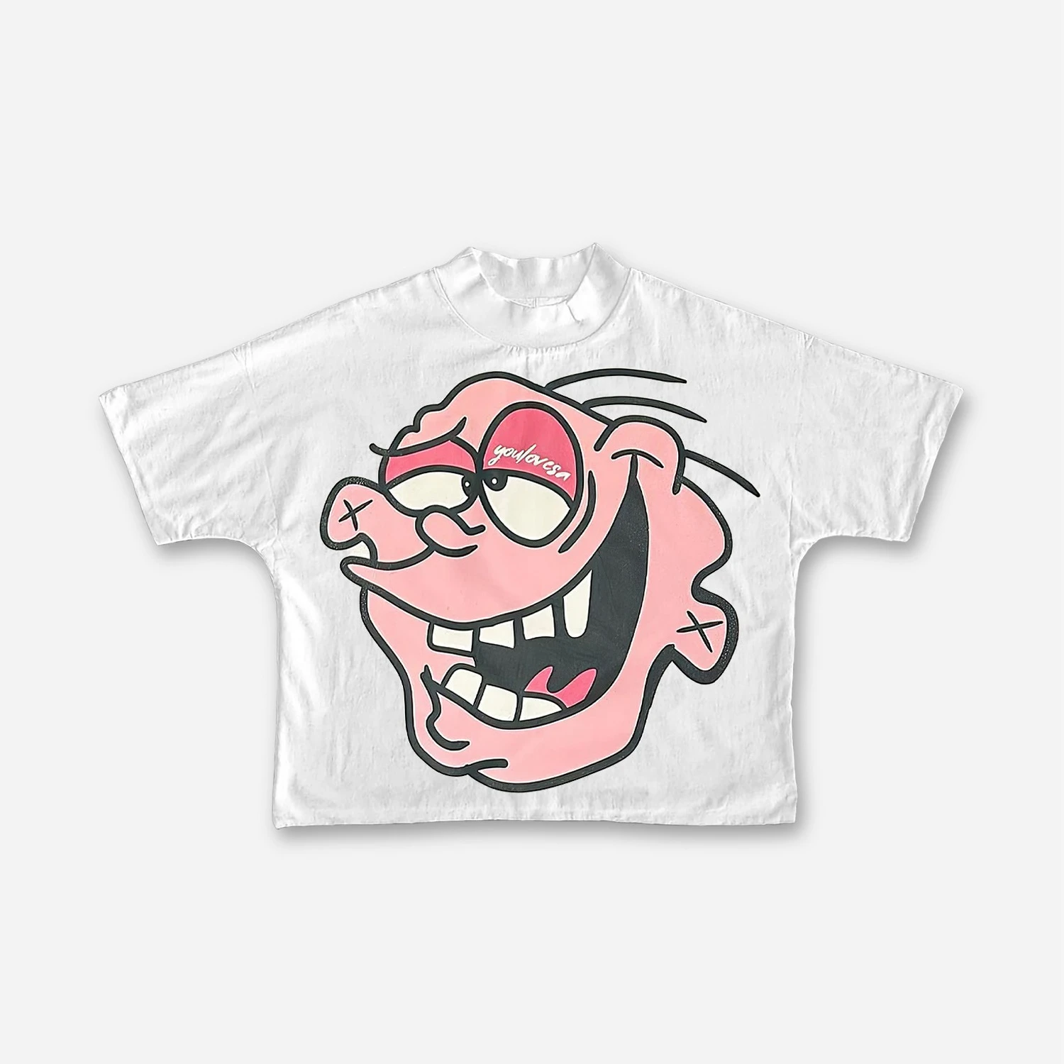 

Vintage Cartoon Avatar Graphic Print T-shirt Men Y2K Summer Short Sleeves Oversize Y2K T-shirt Streetwear Women Casual Tee Tops