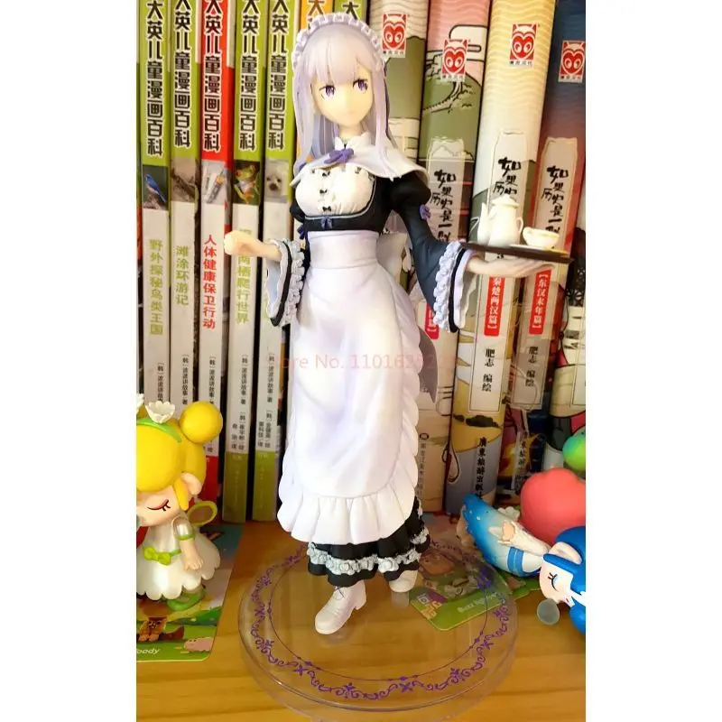 مجموعة شخصيات بانداي إيشيبان كوجي الأصلية: صفر - بدء الحياة في عالم آخر - مجموعة شخصيات إميليا آند ريم - نموذج شخصيات PVC قابلة للجمع