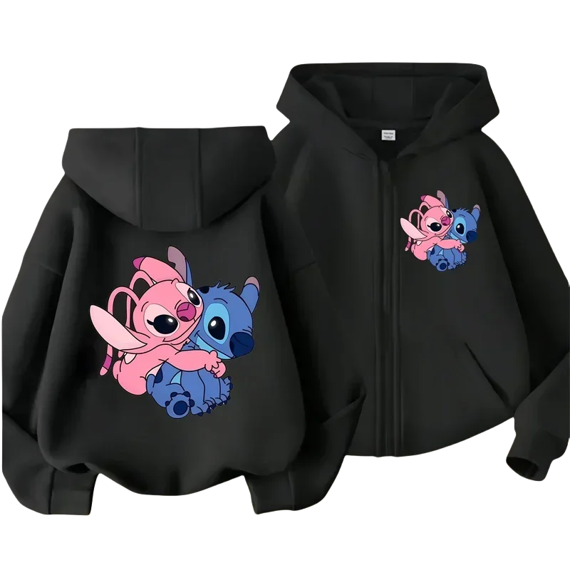 Boys Girls Later Stitch Streetwear Hoodies Children Autumn Spring Long Sleeve Hoodies Kids Hoodie Cute Stitch Print Clothing