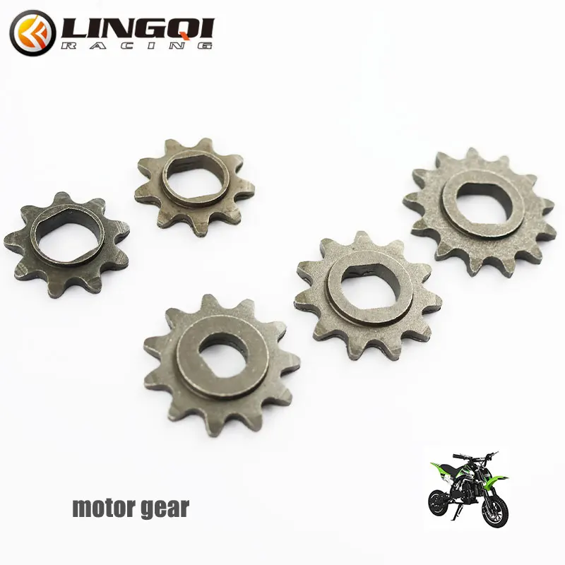 LINGQI Pit Dirt Bike 25H Engine Chain Gear Motorcycle ATV H-Shaped Sprocket for Scooter Quad Transmission System Accessories