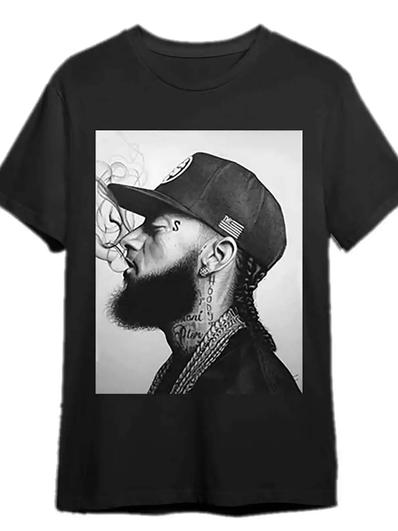 MEN'S PLUS SIZE Beard Man T-Shirt - Nostalgic Graphic Tee, Casual Short Sleeve Crew Neck Top Suitable for Birthday Gifts, Easter, Mother's Day, Father's Day, Thanksgiving, Día De Los Muertos, Halloween, Christmas, Black Friday, and Daily Wear