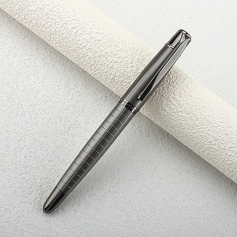 

Classic Luxury Ink Ballpoint Pen, Black Ink Medium Point 0.7mm Smooth Writing Metal Ball Point Pen Signature Pen