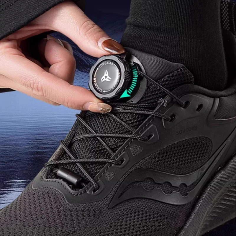 1 Paar NEUE Automatische Schnürsenkel für Tennisschuhe mit Drehverschluss Dickes Seil Ohne Binden Einfache Installation Schuhzubehör