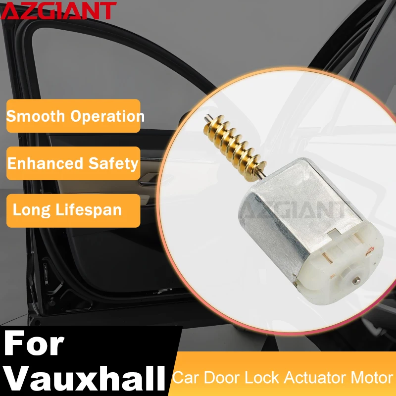 AZGIANT Motor actuador de cerradura de puerta de coche para Vauxhall Corsa D MK4/E MK5/van/Meriva B MK2, pieza de repuesto de motor de alta velocidad
