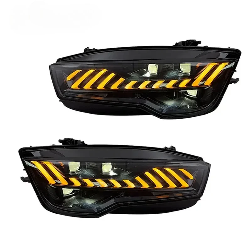 

Высококачественные фары SJC для Audi A7 2011-2018, стиль RS7, передние фары для A7, комплект фар.