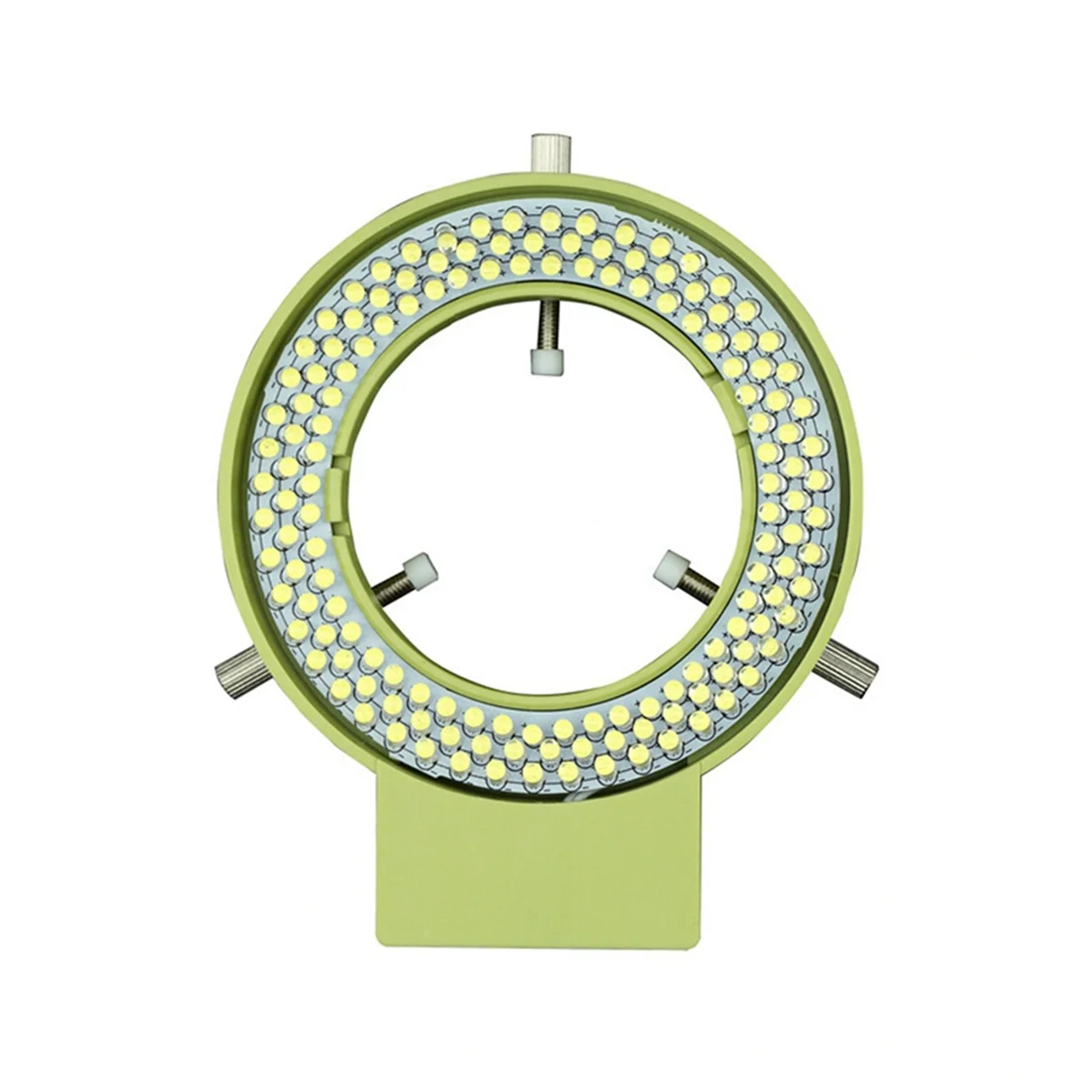 

ABLG Adjustable 144 LED Ring Light Illuminator Lamp for Industry Stereo Microscope Lens Camera Magnifier Adapter US Plug