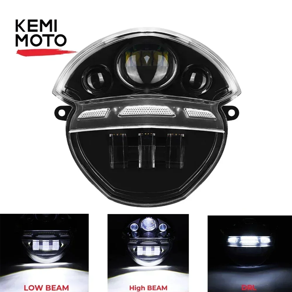 

LED Headlight For Ducati Monster 695 696 795 796 1100 1100S M1000 2008 2015 Front Head Lights Lamp Assembly Complete 12V IP67