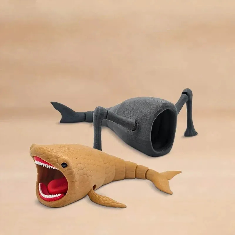 New 3D Printed Subnautica Sea Eater Deep Sea Monster Figure Model Creative Monster Series Ornament Home Decor Kids New Year Gift