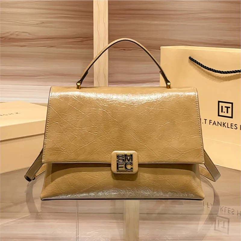 

Women's 2025 New Postman Bag Large Capacity Senior Designer Single Shoulder Cross Shoulder Bag Summer Handheld Small Bag