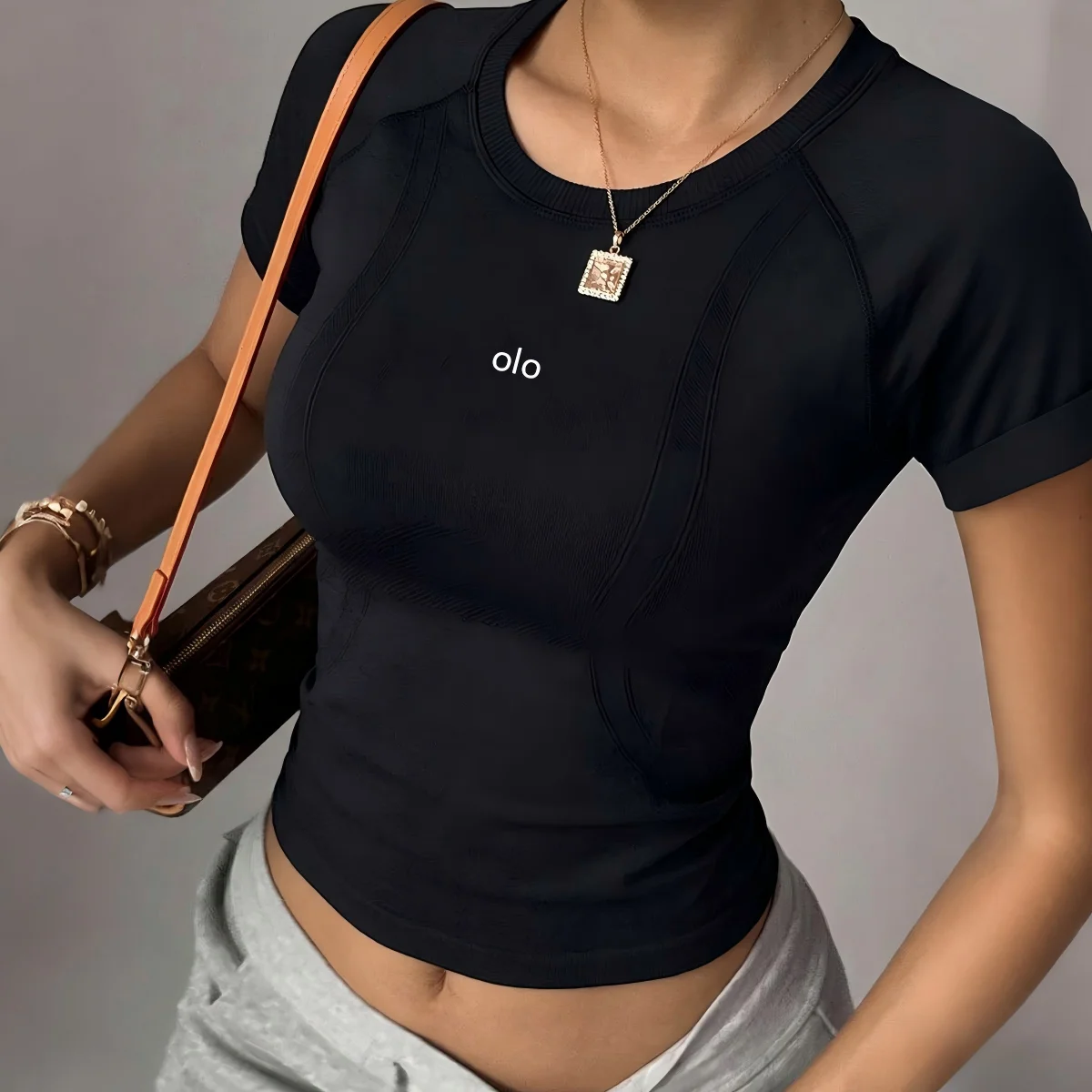 Sports Short-Sleeved Summer Running Quick Drying T-Shirt Women's Slim Yoga Clothes Top Pilates Training Fitness Clothes Yoga