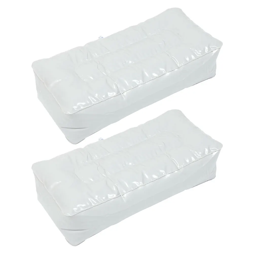 

2 Pcs Kayak Inflatable Seat Cushion PVC Waterproof Portable Folding Fishing Chair Pad for Boating Travel Outdoor