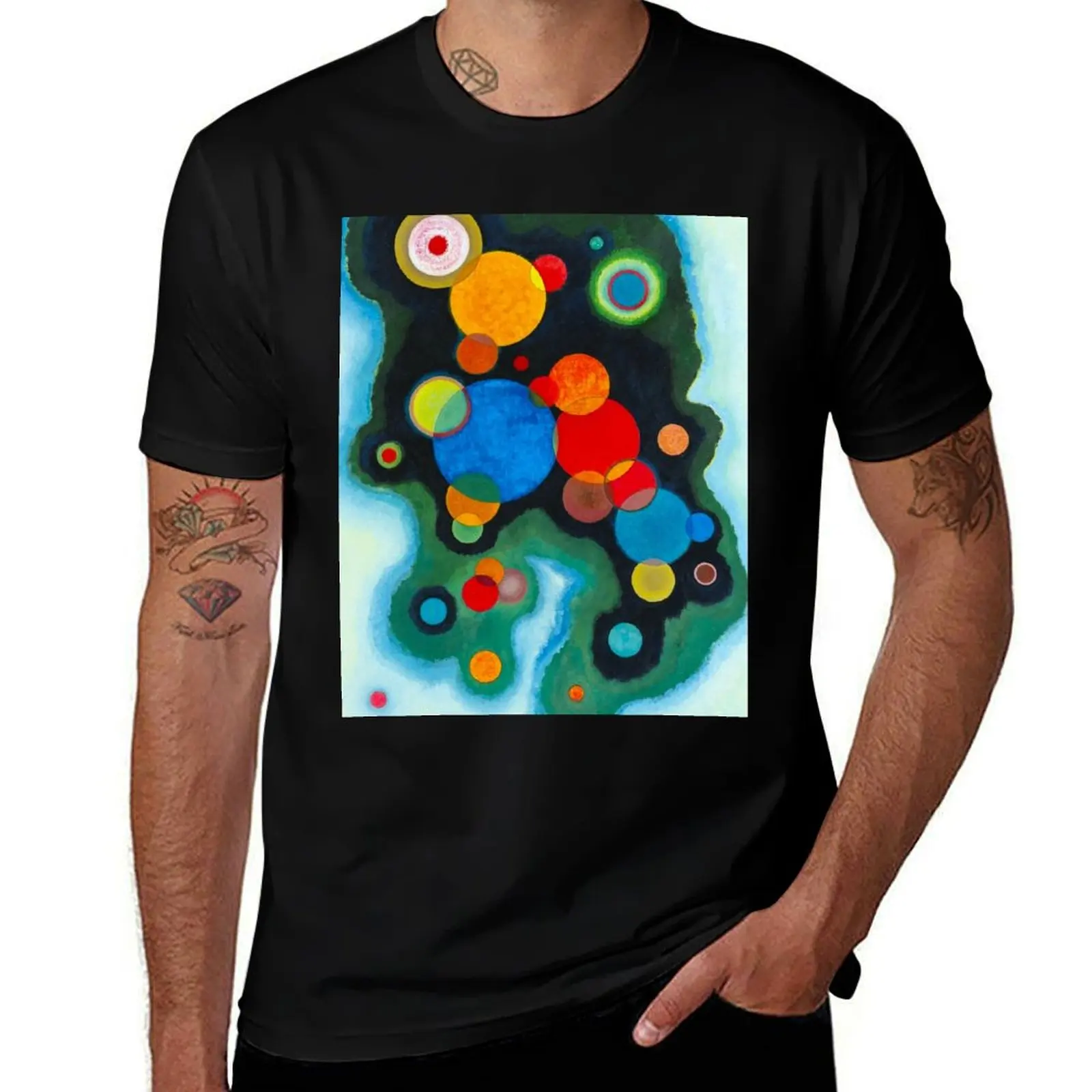 

t shirt pack t man tshirt man shirts Impulse) T-Shirt Regung Vertiefte man white Wassily designer (Deepened - Kandinsky for