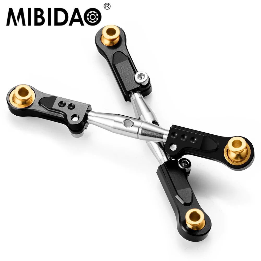 MIBIDAO Aluminium Front and Rear Rod Pull for 1:10 ARRMA FURY MEGA RC Cars Upgrade Accessories