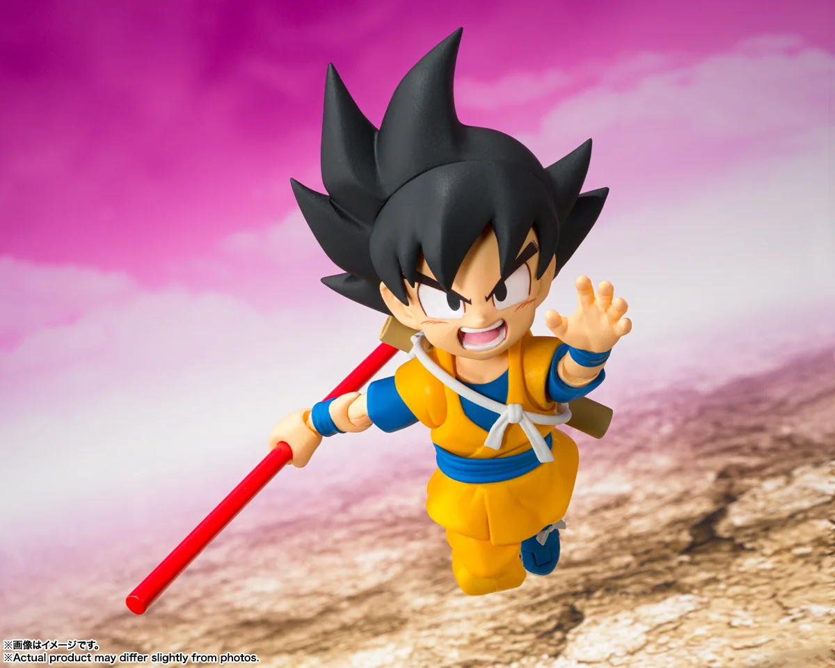 Original BANDAI Anime Figure S.H.Figuarts Dragon Ball Z Son GOKU DAIMA Toys PVC Model Collection Action Figurine Doll