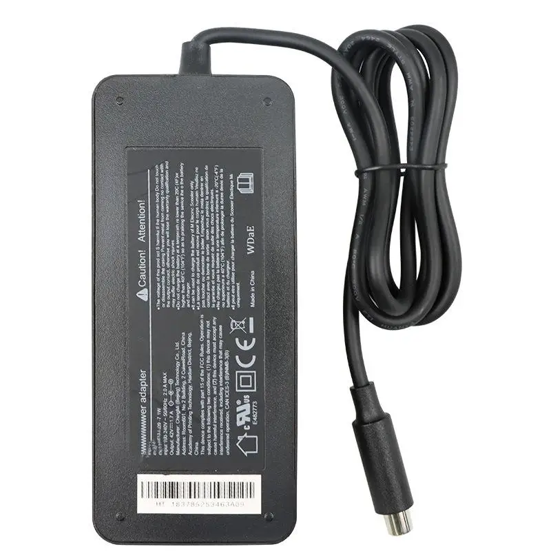 อะแดปเตอร์ชาร์จสำหรับ Xiaomi M365 1S Pro ไฟฟ้าสกู๊ตเตอร์สเก็ตบอร์ด Charger 42V 1.7A Pro2สกู๊ตเตอร์ Power อุปกรณ์เสริม Es1 2 3