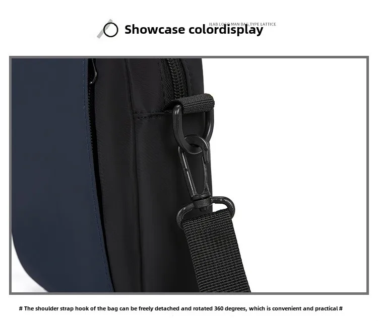 2025 New Men's Shoulder Bag, Casual Oxford Business Hanging Bag, Men's Fashionable Mobile Phone Bag, Small Outdoor Crossbody Bag