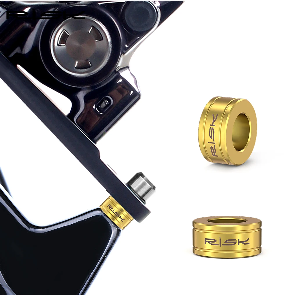 RISIKO Fahrrad Integrierte Scheibenbremse Einstellscheibe M6 Titan Schraube Spacer Berg Faltrad Bremsklemme XT Scheibenbremse – Detail 3