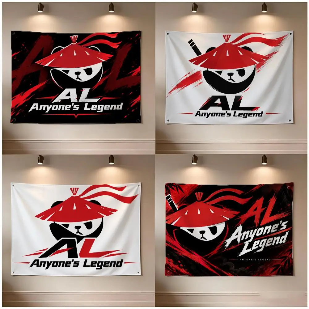 AL Flags Borderless Four Ring Ornament Indoor Outdoor Decoration Quick Hang Install