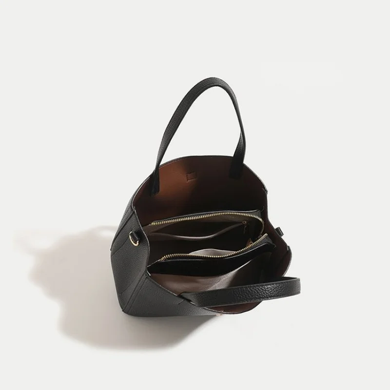 

Luxury Brand High-End Leather Women's Crossbody Bag Popular Classic Elegant Trendy Design Vintage Commuter Daily Bag