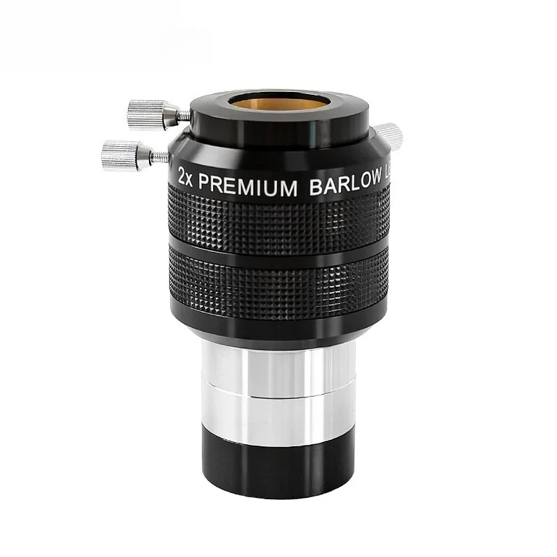 Mirror 2 Groups 4 Piece Astronomical Telescope Accessories 2 Inch (Turnable 1.25) 2X Apochromatic Extender Double Barlow