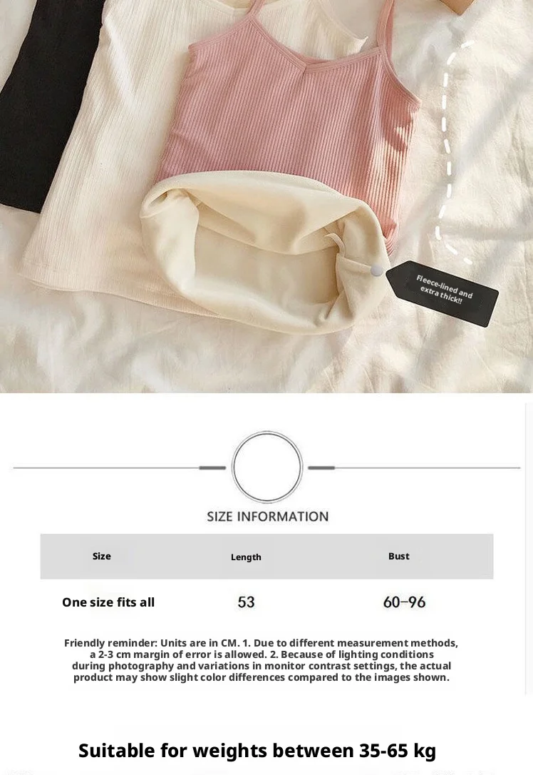 Camiseta sin mangas de moda para mujer, ropa interior térmica de invierno, color liso, ropa de noche informal, sexy, elástica, de terciopelo fino.