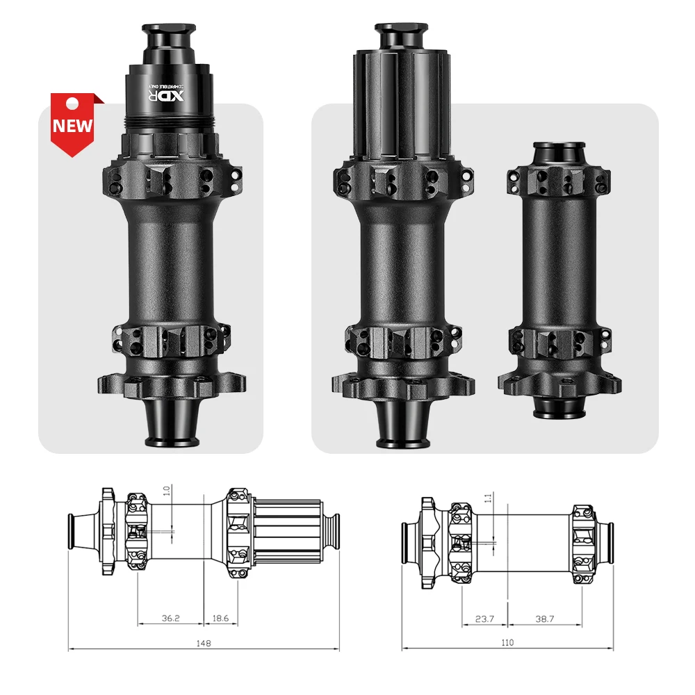 Jawbone MTB Bike Hub Mountain Ratchet Hubset 6 Bolts Boost 12*148/15*110MM HG MS XD Freehub Bicycle Hubs Riding Cycling Parts