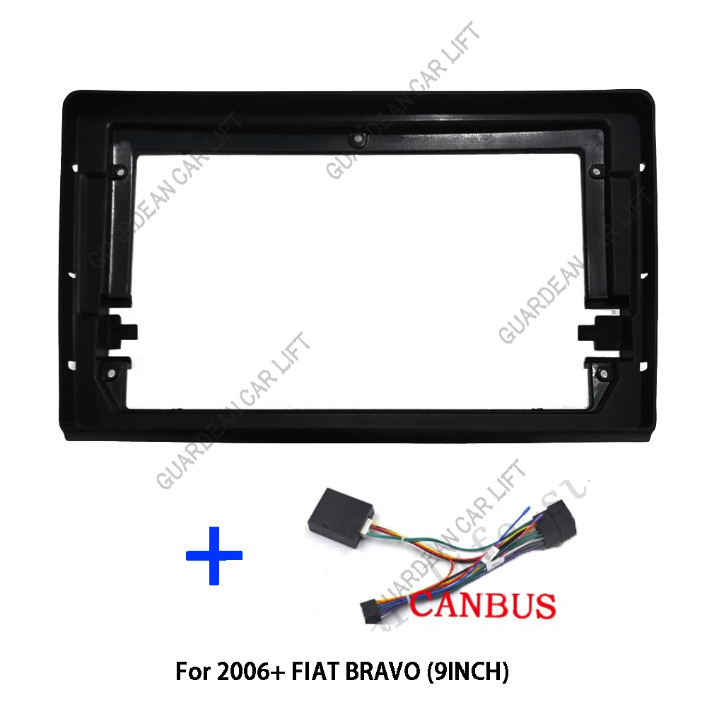 

9 Inch Car Radio Fascias Android Stereo Player 2 Din Head Unit Panel Dash Frame For 2006+ FIAT BRAVO