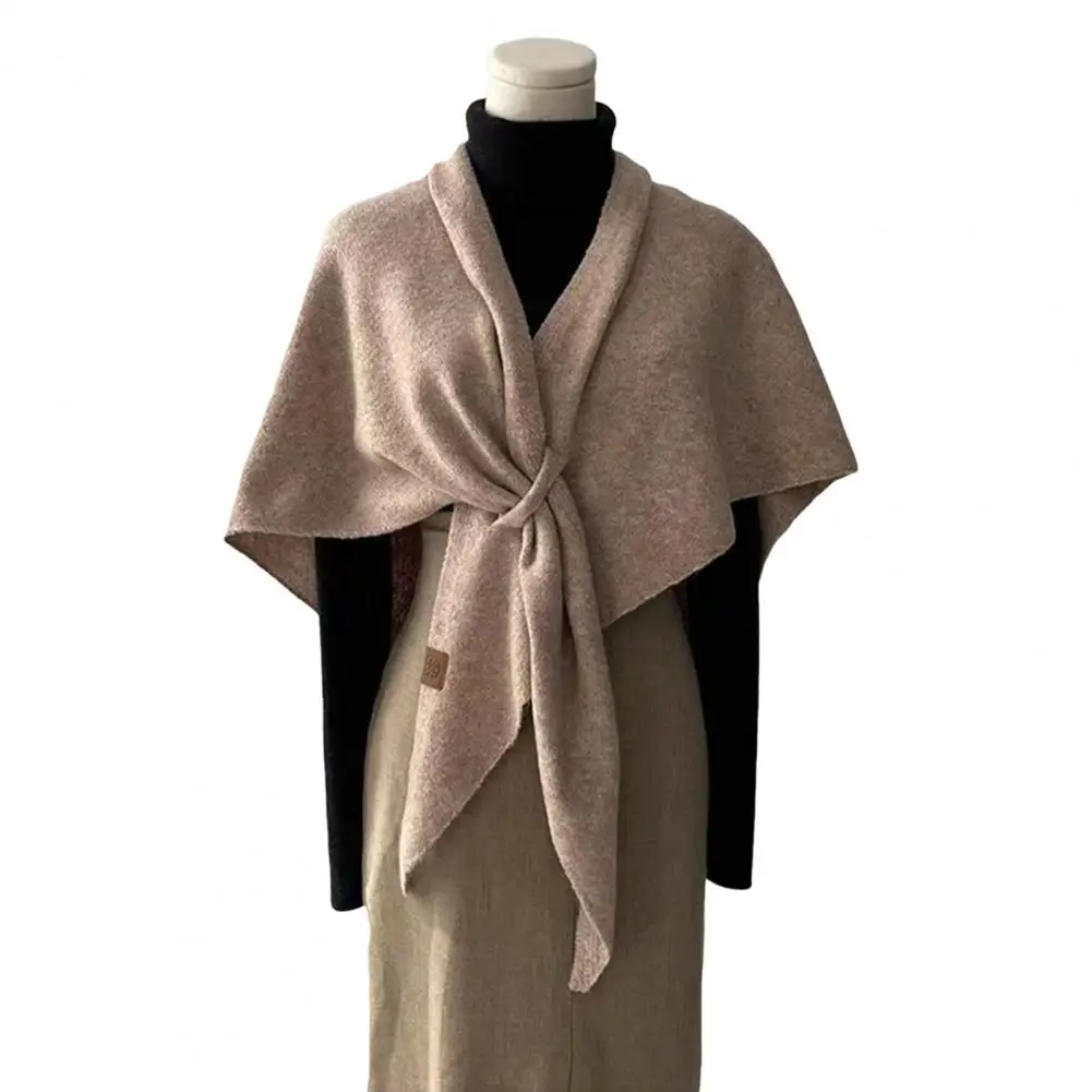 Women Shawl Scarf Women Shawl Women Knitted Shawl Scarf Soft Warm Cardigan Cape Winter Wool Cashmere Wraps Texture Shoulder