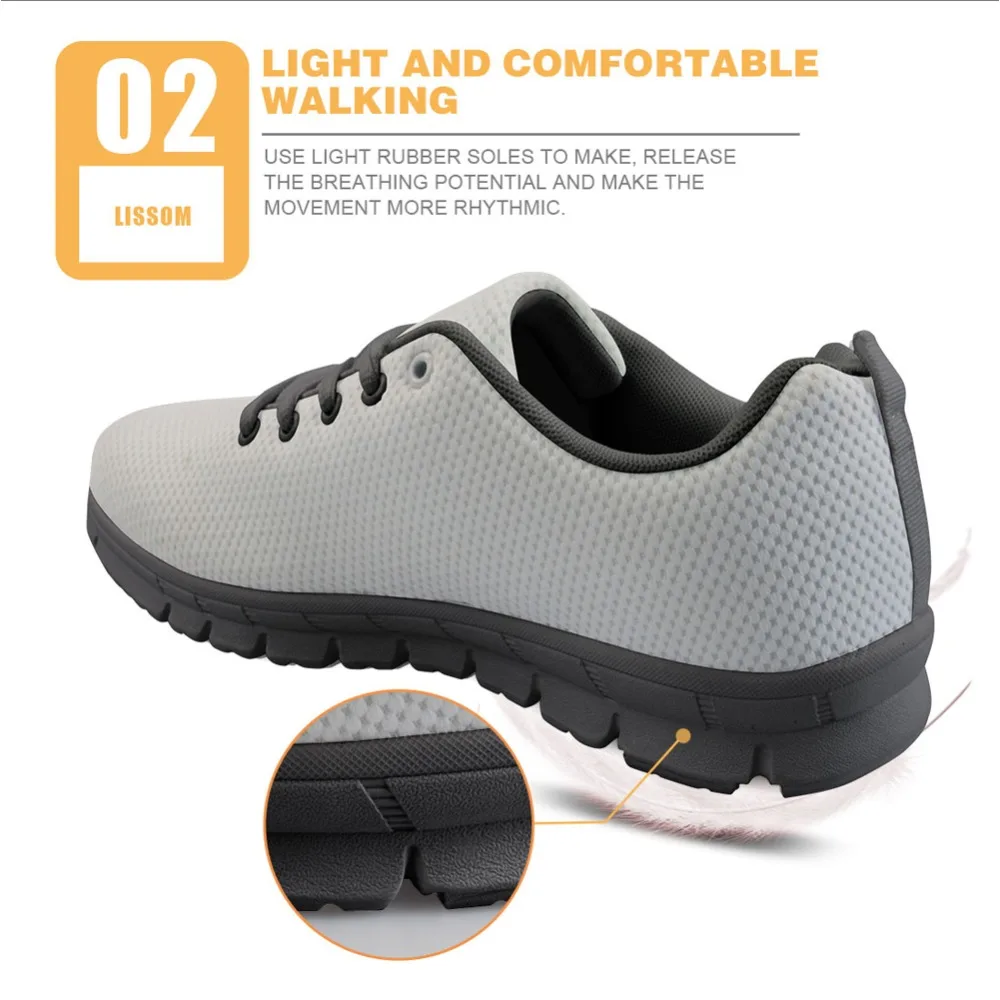 Classic Music Notes Print Mesh Sneakers For Men Casual Lace Up Vulcanized Shoes Breathable Male Mesh Sneakers