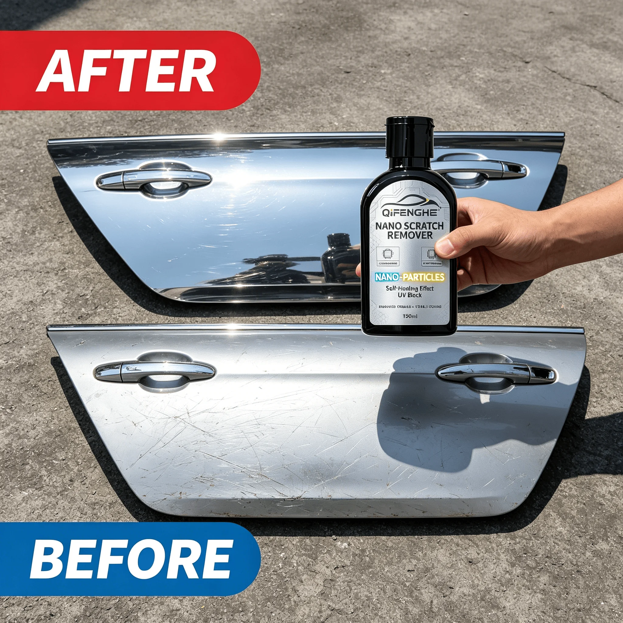 Car Paint Scratch Remover Emulsion 150ml - Effectively Erases Scratches & Restores Shine