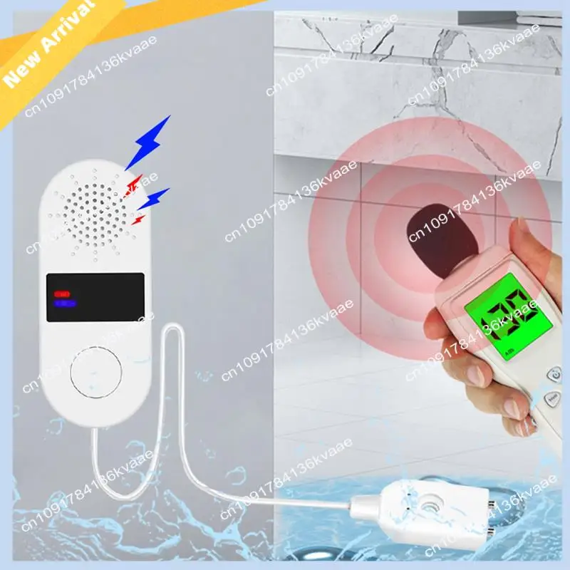 

M01K Tuya 2,4Gwifi детектор утечки воды со звуковой световой сигнализацией 130 дБ утечка воды умный дом датчик сигнализации воды управление через приложение