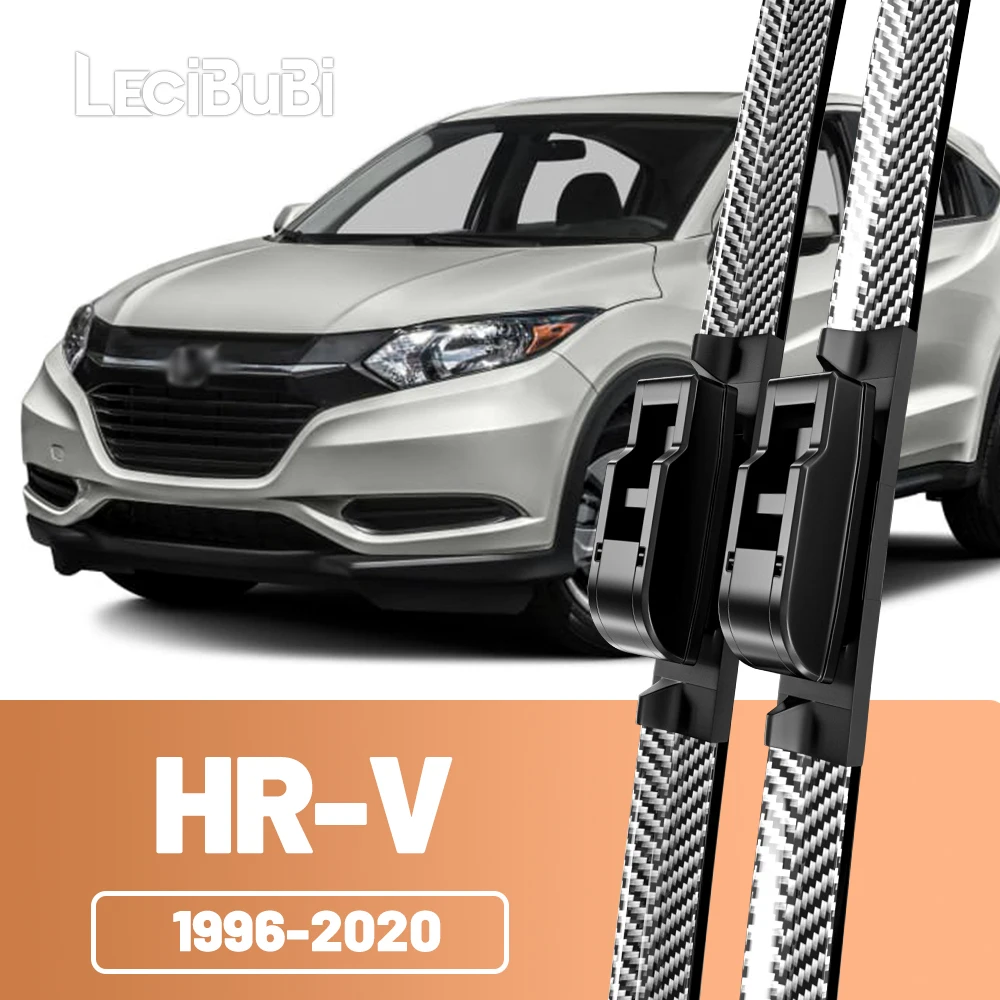 2 stücke Frontscheibe Scheibenwischerblätter Carbon Faser Scheibenwischer Für Honda HR-V HRV HR V 1996-2020 2010 2013 2014 2015 2018
