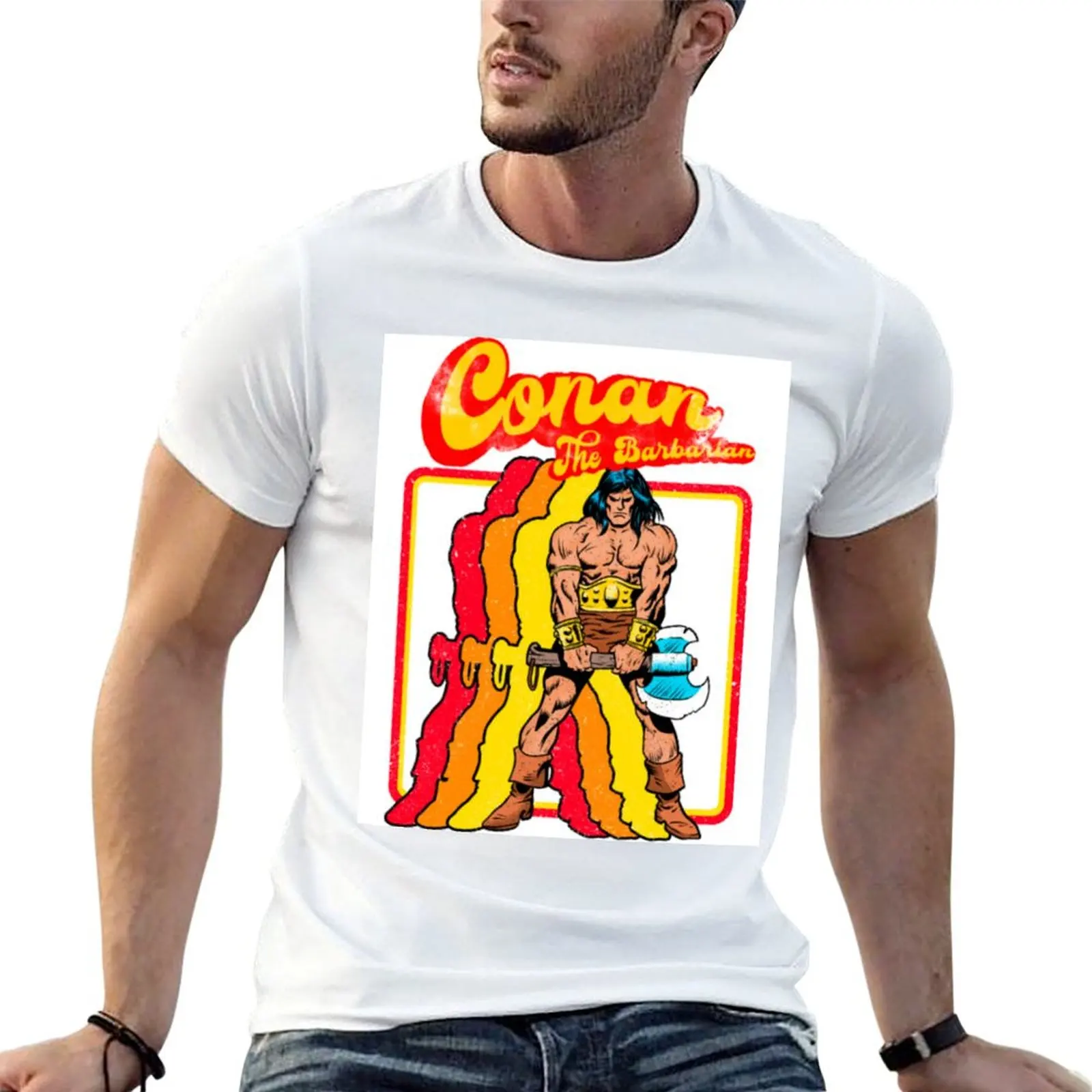 

shirt t T-Shirt Conan The T-ShirtRetro t Barbarian Conan man custom designer shirt print