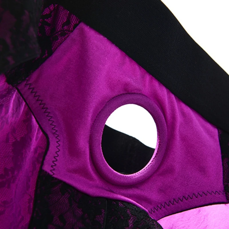 Calzoncillos unisex para mujer, unisex, sin tirantes, con correa en ropa interior, pantalones con arnés