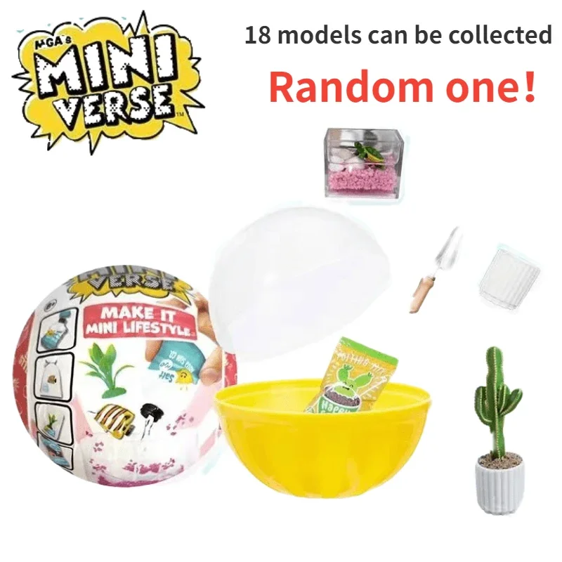 Mini Verse Make It Mini Lifestyle Plants, acuarios y velas, DIY Lifestyle Playset con artículos, juguetes coleccionables misteriosos