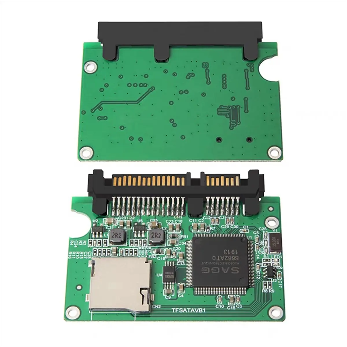 High-quality PC accessories in Stock TF to Sata Adapter for Notebook TF Micro-SD to Sata SSD Hard Disk