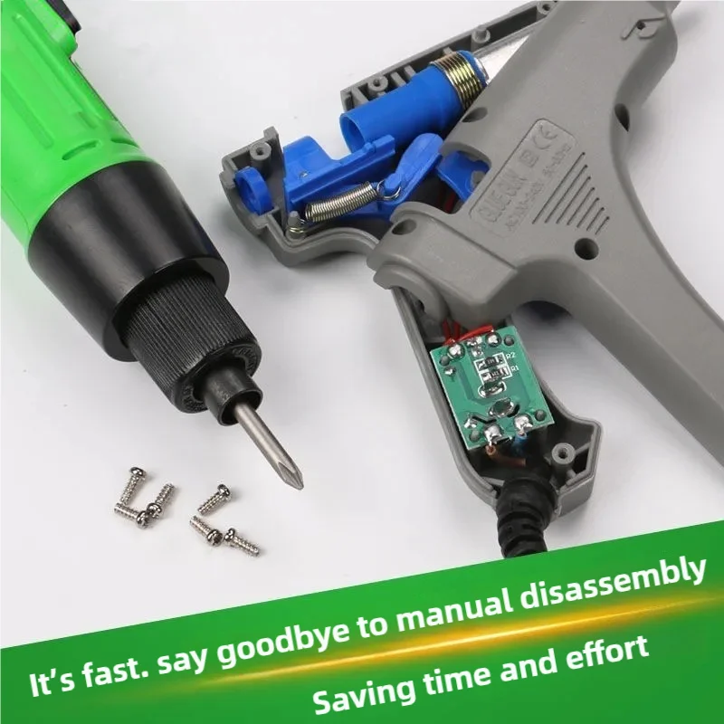 36V Electric Screwdriver Bits Set Industrial Grade High Speed Electric Batch In-Line Electric Screwdriver to Adjust Torque Speed