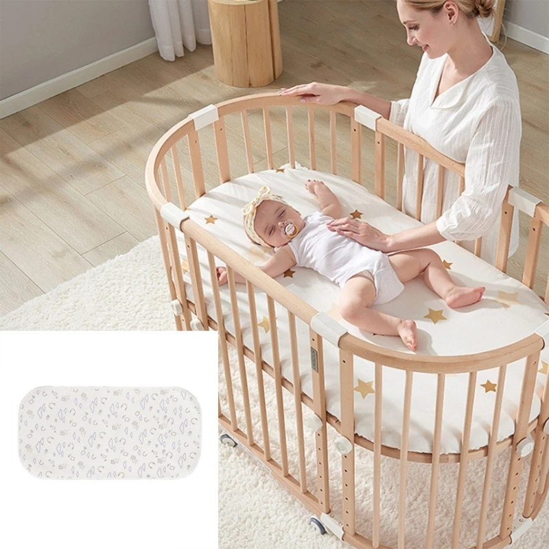 

B2EB Soft & Breathable Baby Changing Mat Infant Nappy Mat Reusable & Washable Pad