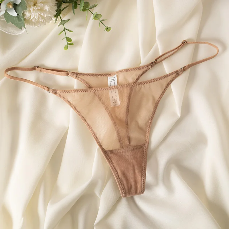 Spitze Mesh Frauen Slip Sexy Tanga Transparent Höschen Unterwäsche Niedrige Taille Mädchen G String Nahtlose Dessous Fitness T Zurück