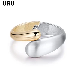 Modern Jewelry European and American Design Splicing Color Open Bracelets For Women Party Gifts Trend Accessories
