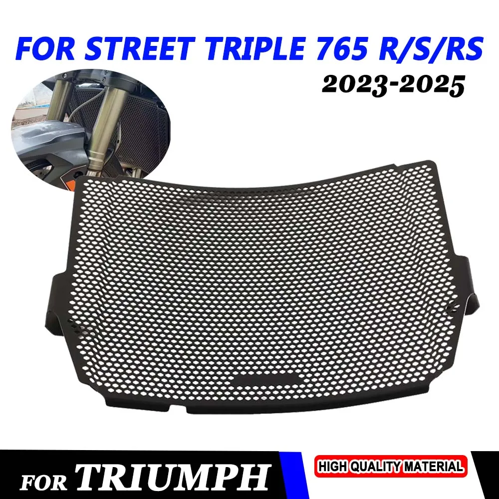 Motorcycle Radiator Grille Guard Protector Grill Protection Cover for TRIUMPH Street Triple 765S 765R 765RS 765 R S RS 2023 2024