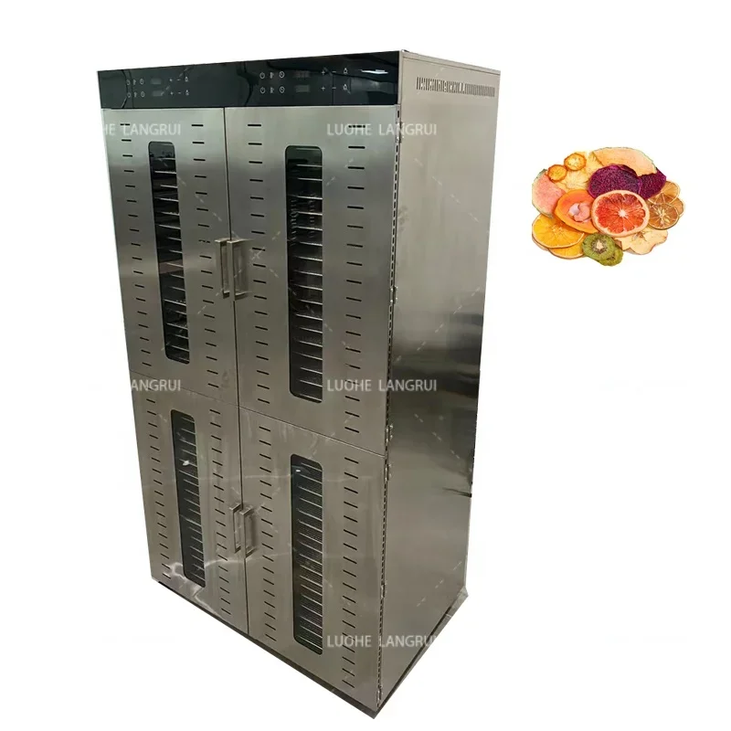 

96 trays stainless steel Industrial Fruit Dehydrator Vegetable Fruit Dehydrator Machine Commercial Fruit Meat dryer dehydrator