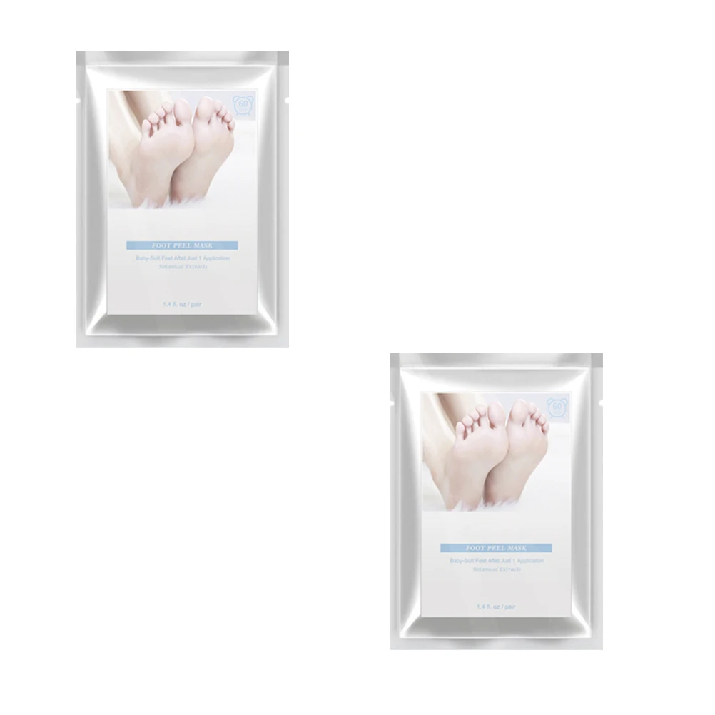 

2Pcs Exfoliating Foot Masks Peel Calluses Remove Dead Skin Repair Cracked Heels Soften Cuticles FootCare Treatment