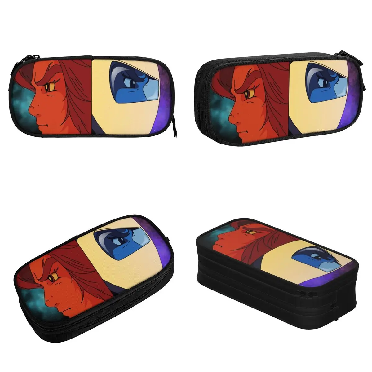 グレンダイザー アニメ鉛筆ケース Goldorak Actarus マジンガー Z マンガペンホルダーバッグガールボーイ大容量学生学校鉛筆ケース