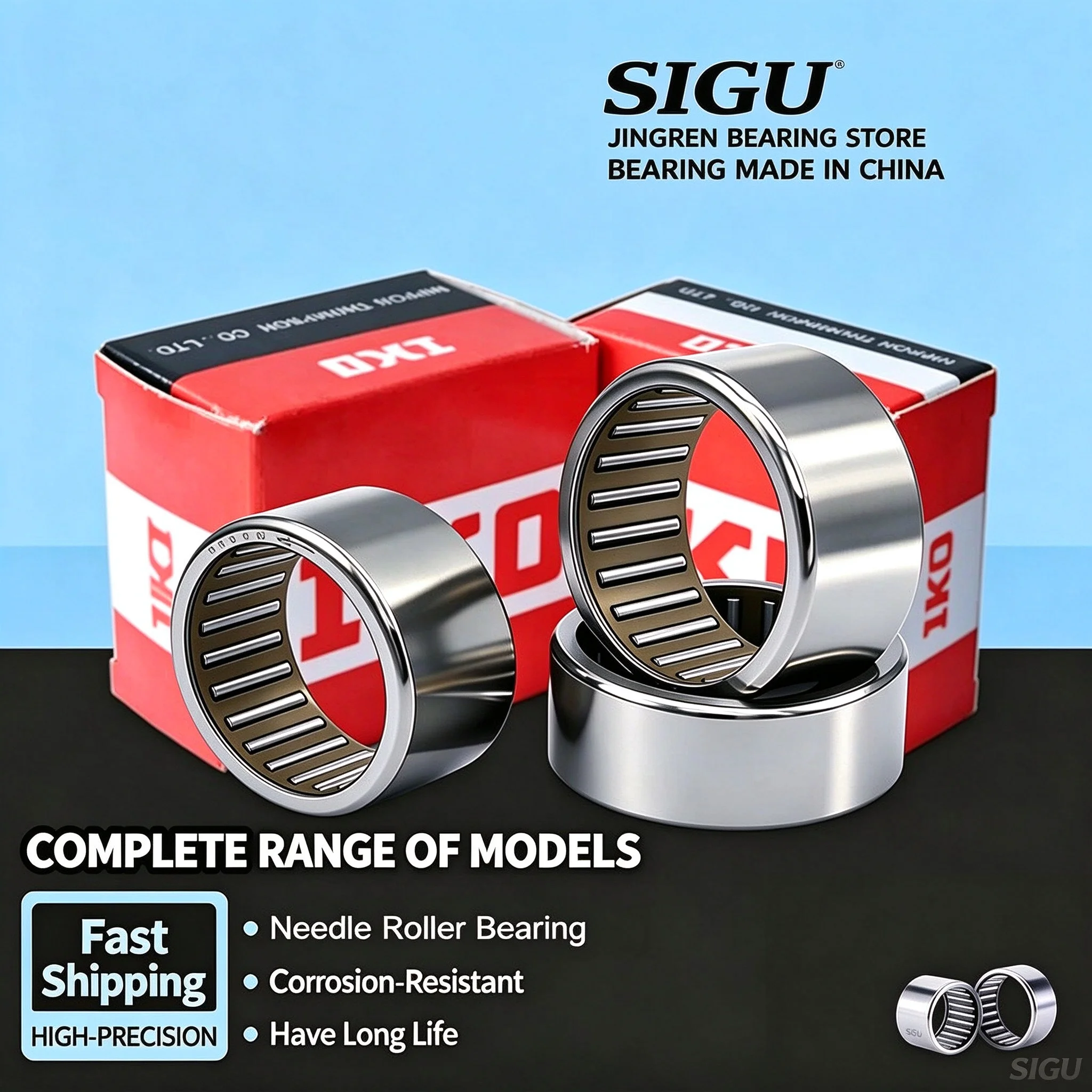 Made In Japan IKO Needle Roller Bearing TAF10012026 TAF10012036 TAF10512526 TAF10512536 TAF11013030 TAF11013040