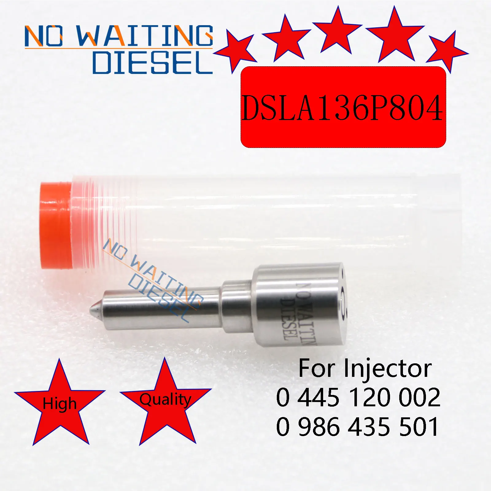 High Quality DSLA136P804 Fuel Injector Spray DSLA 136P 804 Injection Nozzle 0433175203 For IVECO 500313105 500384000